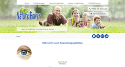 Desktop Screenshot of naturepower.de