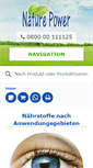 Mobile Screenshot of naturepower.de